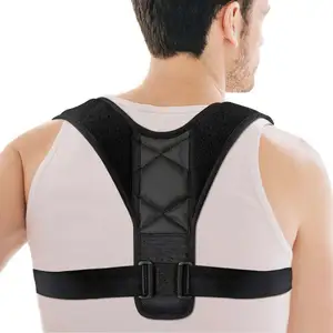 Có thể điều chỉnh dây đeo Brace đàn hồi thoáng khí thẳng đứng tư thế huấn luyện viên Nylon trở lại Brace