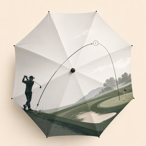 high quality durable <b>windproof</b> double layer automatic fiber non slip handle black EVA yellow golf <b>umbrellas</b> with logo - Product Image 3