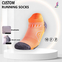 Chaussettes de cheville imperméables à fond rembourré en polaire confortable Chaussettes de sport de course à pied basses
