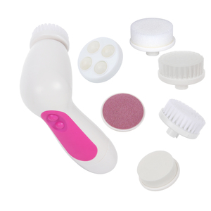 Portable 6-1 Rotation sonique <span class=keywords><strong>brosse</strong></span> <span class=keywords><strong>nettoyante</strong></span> pour le <span class=keywords><strong>visage</strong></span> étanche électrique épurateur de <span class=keywords><strong>visage</strong></span> masseur à main <span class=keywords><strong>visage</strong></span> pores nettoyage en profondeur - Product Image 4