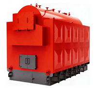 Chaudière à vapeur industrielle à alimentation manuelle de 1 à 6 t/h, fonctionnant au bois, aux granulés de bois, aux copeaux de bois, aux balles de riz, à l'allumage manuel
