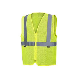 เสื้อกั๊กใส่ทำงานของผู้ชายปรับแต่งได้เครื่องแบบชุดทำงานสีนีออน - Product Image 3