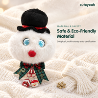 Porte-clés interactif intelligent en peluche Renne, jouet parlant avec IA et fonction de chat vocal, ornement de Noël à suspendre, pendentif en peluche, vente en gros