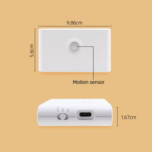 Luces Nocturnas Recargables con Sensor de Movimiento Magnético, de Encendido/Apagado Automático del Anochecer al Amanecer, para Pasillos, Cocinas, Habitaciones Infantiles, Gabinetes LED - Product Image 2