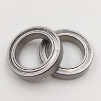 Rodamientos 6802 6802ZZ 6802-2Z 61802-2Z 61802ZZ Escudos de metal Acero cromado Rodamiento rígido de bolas de pared delgada 15x24x5mm