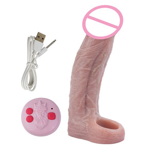 Funda Vibradora de Silicona Realista para Pene, Control por Aplicación Inteligente, Interacción a Larga Distancia, Juguete de Placer Masculino - Product Image 1