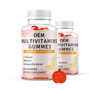 OEM Label pribadi Multivitamin Gummies suplemen imitas harian untuk anak-anak dan dewasa dosis <span class=keywords><strong>Vitamin</strong></span> a C D E Gummy permen - Product Image 6