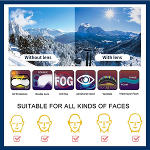 Lunettes <span class=keywords><strong>de</strong></span> <span class=keywords><strong>ski</strong></span> personnalisées avec logo, polarisées, pour snowboard, anti-buée, verres miroir, protection UV400, équipement <span class=keywords><strong>de</strong></span> sécurité pour les sports <span class=keywords><strong>de</strong></span> neige, OEM - Product Image 5