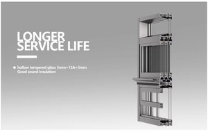 Ventana Abatible de Aluminio Prefabricada en Oferta, con Triple Vidrio Aislante, Insonorizada y Resistente al Viento, para Exteriores de Viviendas - Product Image 5