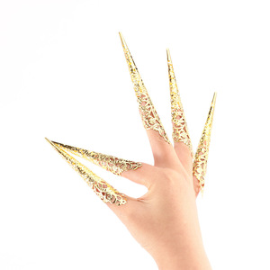 Anillos de Uñas de Lujo para Disfraces de Reina Antigua, 10 Piezas, Joyería de Cosplay, Venta al por Mayor - Product Image 5