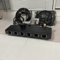 Aire acondicionado dividido 12V/24V Camión AC Unidad de refrigeración Fit Semi Bus RV Caravan