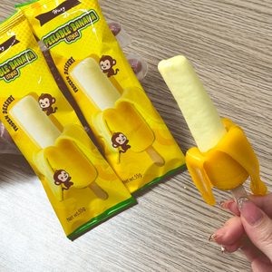 Crème glacée à la <span class=keywords><strong>banane</strong></span> en forme de fruit, saveur <span class=keywords><strong>banane</strong></span>, certifiée HALAL, fabriquée par Hicey, usine OEM, 3D pelable - Product Image 5