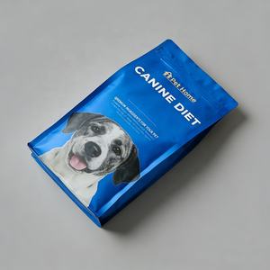 Sachet imprimé à soufflet latéral avec fermeture éclair, pochette verticale pour friandises pour chats et chiens, emballage alimentaire en plastique de qualité alimentaire avec logo personnalisé - Product Image 4