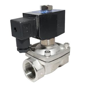 Z102 Roestvrij Staal 304 Cf8 220V 12V 24V Water 2 Manier 3/8 1/4 Inch Diafragma Geen Draadmagneetventiel - Product Image 1