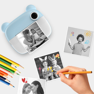 Custom Kids <strong>Camera</strong> Printing <strong>Function</strong> Instant Video Photo Kids Pink <strong>Camera</strong> With Logo - Product Image 5