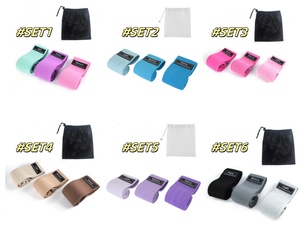 Fitness Exercise Booty Hip <b>Band</b> Set <b>Workout</b> Loop Resistance <b>Bands</b> Custom Logo Fabric Durable Non-Slip Light/Medium/Heavy - Product Image 3