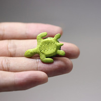 Tortue de mer tortue de mer Miniature animaux de mer modèle Terrarium Figurines décor de paysage Mini jardin, accessoire de paysage de mer