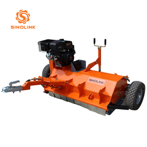 <span class=keywords><strong>Tondeuse</strong></span> à fléaux à essence monocylindre industrielle 15HP 420cc |   Hauteur de coupe réglable de 25 à 70 mm, démarrage électrique, autopropulsé - Product Image 3