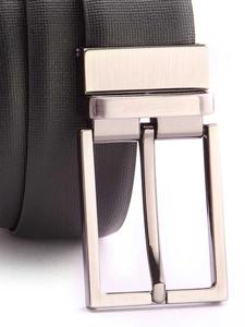 Cinturón de Cuero Casual para Hombre, con Hebilla de Aleación de Estilo Lujoso, Ajustable y Duradero, para Moda Formal e Informal - Product Image 3
