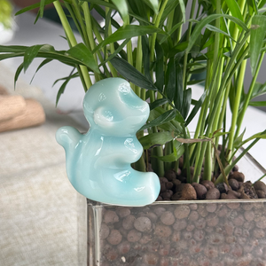 Figurine de singe en céramique Longquan Celadon faite à la main, animal de compagnie pour le thé, décoration de bureau à domicile, cadeau <span class=keywords><strong>zen</strong></span> créatif - Product Image 5