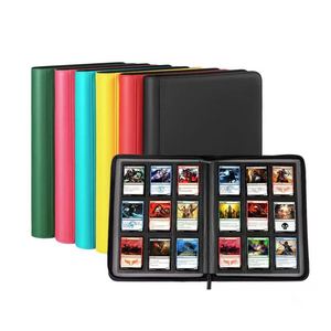 9 Palace Grid 360+ Porte-cartes en PU style professionnel avec fermeture éclair et clip amovible, pochette pour cartes de jeu de table - Product Image 3