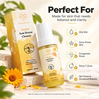Nettoyant Visage Anti-Acné au Soufre Fermenté – Contrôle du Sébum, Nettoyage des Pores, Soin des Imperfections, Soulagement des Rougeurs pour Peaux Grasses à Tendance Acnéique