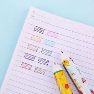 Stylo rétractable multicolore 0,7 mm pour le <span class=keywords><strong>bureau</strong></span> et l'école - Issu de sources durables - Product Image 6