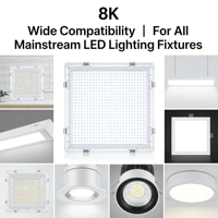 Feuille diffuseur de lumière LED en acrylique transparent (PMMA) Dongde pour découpe laser, utilisation publicitaire, épaisseur 2 mm, certifiée RoHS REACH