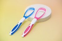 Nettoyeur de langue en silicone souple adapté aux enfants, sans BPA, petit gratte-langue pour les tout-petits, soins bucco-dentaires