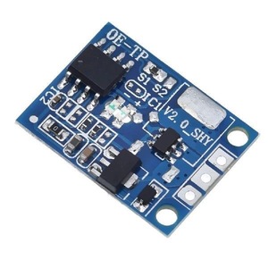 כפתור מגע קיבולי מודול מתג מגע LED פונקציית הגנה לעמעום ללא שלב התקנה קלה התקנה קלה <span class=keywords><strong>DC</strong></span> 5-20V LED אדום בגודל מיני - Product Image 4