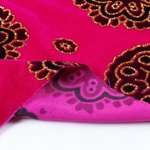Comprar <span class=keywords><strong>barato</strong></span> papel de impresión tejida de poliéster con textura micro 5000 de terciopelo vestido de tela de china - Product Image 4