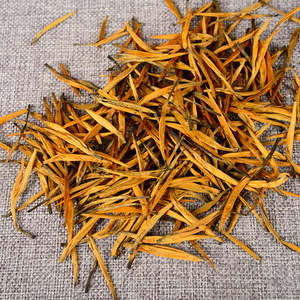 Jinshi Yunnan — thé noir feng qing fait à la main, 2022, grande aiguille dorée, Gongfu, bourgeon entier, droite, parfumé de <span class=keywords><strong>miel</strong></span> - Product Image 2