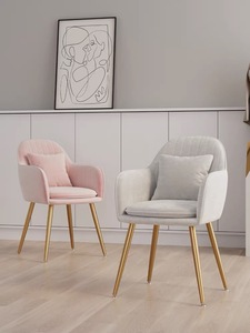 <span class=keywords><strong>Chaise</strong></span> <span class=keywords><strong>de</strong></span> salle à manger moderne en velours <span class=keywords><strong>de</strong></span> luxe léger avec dossier, confortable pour une longue assise, tabouret <span class=keywords><strong>de</strong></span> bureau ou <span class=keywords><strong>de</strong></span> coiffeuse, mobilier pour la maison, la salle à manger et la chambre - Product Image 5