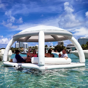 Isola Galleggiante Gonfiabile Modello Parco Acquatico per Sport Acquatici e Divertimento in Spiaggia o Piscina - Product Image 4