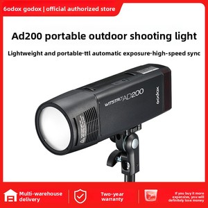 Flash de poche double tête Godox <span class=keywords><strong>AD200</strong></span> 200W pour extérieur, batterie lithium portable, lumière de photographie de studio TTL haute vitesse pour appareils photo reflex numériques - Product Image 4
