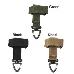 Crochet pivotant Clip Boucle Porte-clés Tactique Boucle Suspendue Mousquetons Escalade Corde Porte-clés pour Gant Camping En Plein Air - Product Image 5