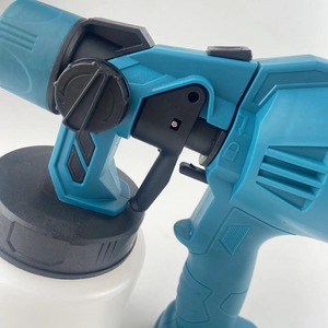 Pistolet pulvérisateur haute pression, capacité du réservoir de 1 L, batterie lithium rechargeable, qualité professionnelle, utilisation pour la rénovation de la maison - Product Image 4