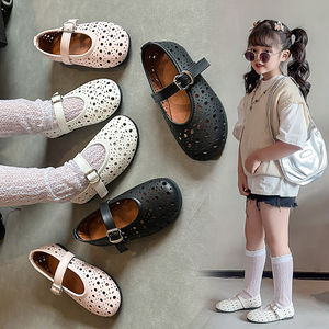 Chaussures pour bébé en cuir simple de haute qualité, chaussures décontractées pour filles, chaussures pour enfants, vente chaude - Product Image 1