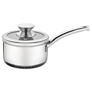 Wholesale Food Grade Triply Stainless Steel Cooking Pot Set Kitchen Honeycomb Pots And Pans Non-stick Cookware Set