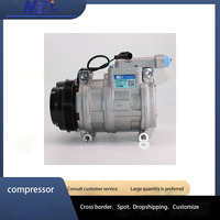 Compresseur AC automatique 10PA17C 110MM 4pk 12V pour 1993-2004 voitures 24V réfrigération avec R134A remplacer et réparer