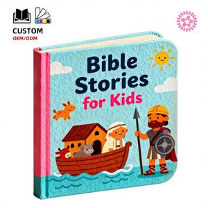 Libro de Historias Bíblicas Personalizado con Tapa Dura y Encuadernación Perfecta para Niños, con Papel y Cartón Reciclados, Impresión a Color CMYK Ecológica - Product Image 1