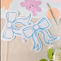Ensemble de vaisselle jetable en papier en forme de papillon pour fête d'anniversaire de Pâques, 8 assiettes, 8 gobelets, 16 serviettes, style doux, vente chaude, pour intérieur
