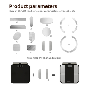 독특한 OEM/ODM 디자인 성인 체중계 신체 생체 임피던스 디지털 계량 스케일 구성 분석기 욕실 스케일 - Product Image 5