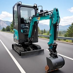 Excavatrice agricole Toho de 1,8 tonne, de haute qualité, avec bras pivotant latéral, sur chenilles, avec mini pelle, à vendre - Product Image 5