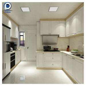 Alla moda in legno Set di mobili da <span class=keywords><strong>cucina</strong></span> lacca impiallacciatura di melamina finitura <span class=keywords><strong>cucina</strong></span> all'ingrosso con il prezzo di fabbrica - Product Image 5