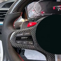 Araba Oto Aksesuarı Araba Direksiyon Simidi Kılıfı Karbon Fiber Yarış Arabası Direksiyon Simidi Direksiyon Simidi Kılıfı BMW X3 için Ambalaj