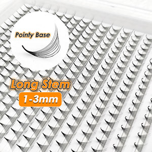 Ventilateurs préfabriqués à base pointue en vrac ventilateur préfabriqué 3D /20D <span class=keywords><strong>Volume</strong></span> 0.05 ventilateurs de 0.07 <span class=keywords><strong>Volume</strong></span> Extension de cils - Product Image 1