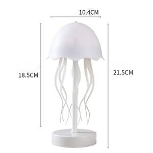 최신 동적 해파리 테이블 램프 ABS 소재 LED 조명 소리 활성화 감압 홈 장식 캠핑 바 분위기 - Product Image 2
