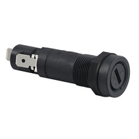 Porte-fusible automatique 20A 250V 94V-0, résistant aux hautes/basses températures, fusible universel ignifuge 5*20mm 6*30mm noir