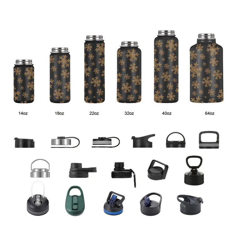 Новинка 2021, Спортивная бутылка для воды из нержавеющей стали с широким горлом и двойными стенками, с вакуумной изоляцией и соломенной крышкой, Экологически чистая бутылка для воды